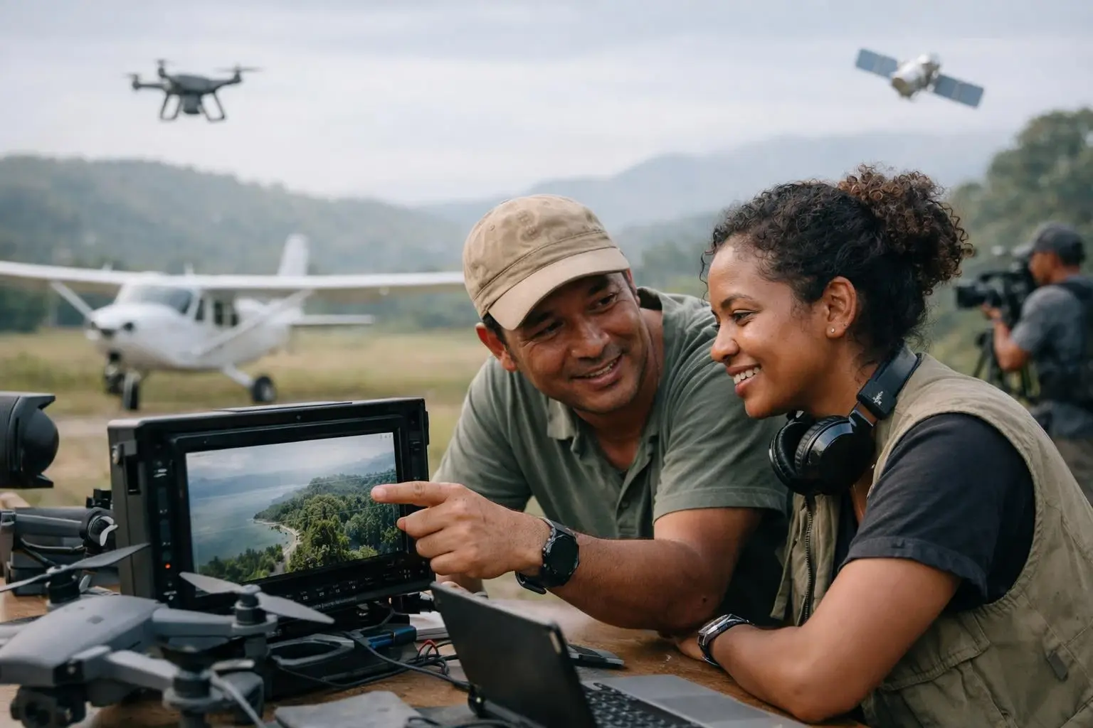 How Aerial survey applies to Film production Madagascar services in Madagascar, Madagascar—practical illustration