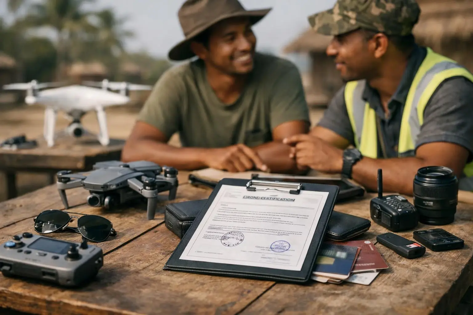 Drone certification in Film production Madagascar: Drone certification is a legal check. It shows a pilot can fly—visual g...