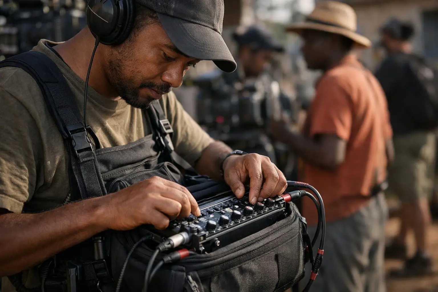 How Field mixer applies to Film production Madagascar services in Madagascar, Madagascar—practical illustration