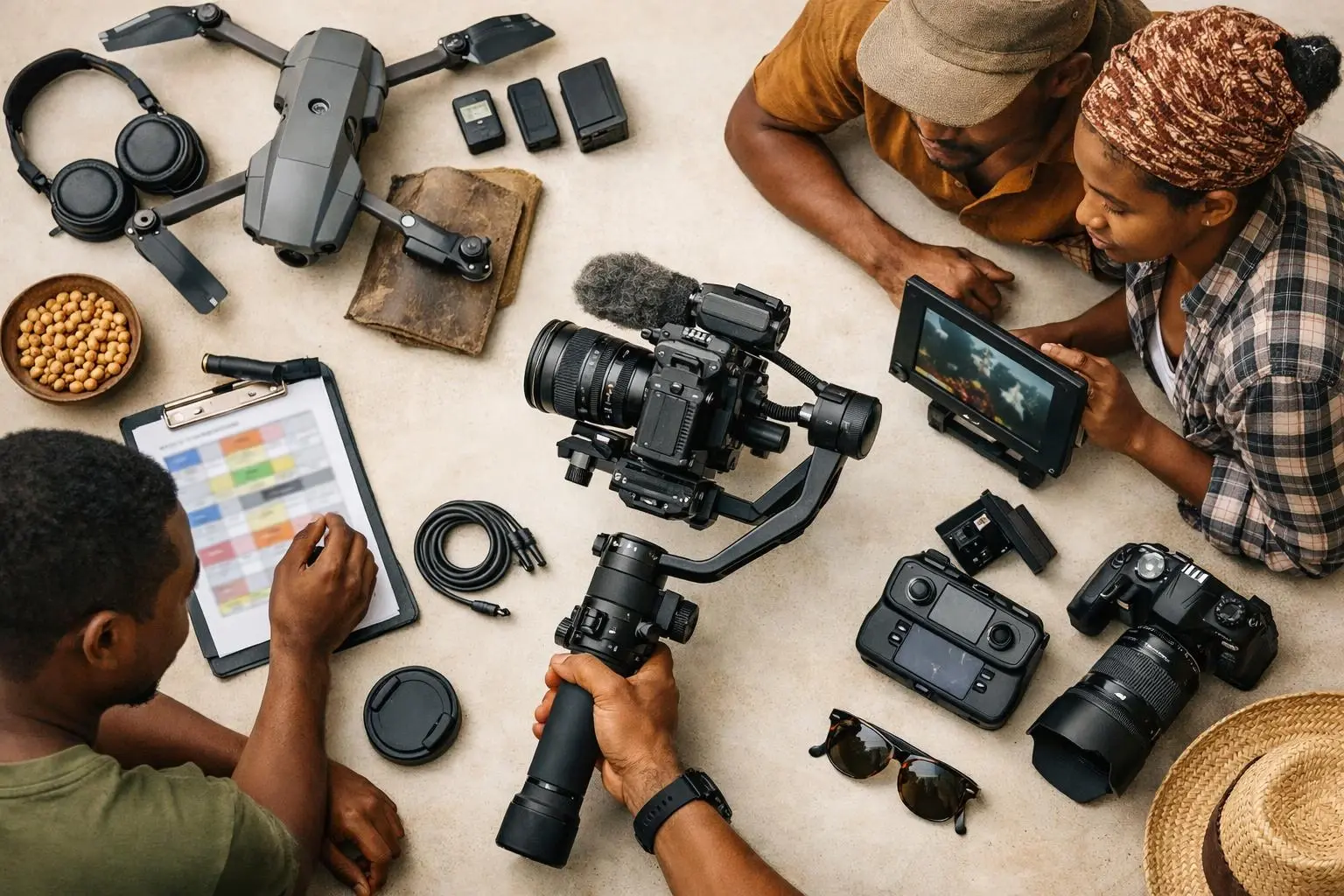 How Gimbal applies to Film production Madagascar services in Madagascar, Madagascar—practical illustration