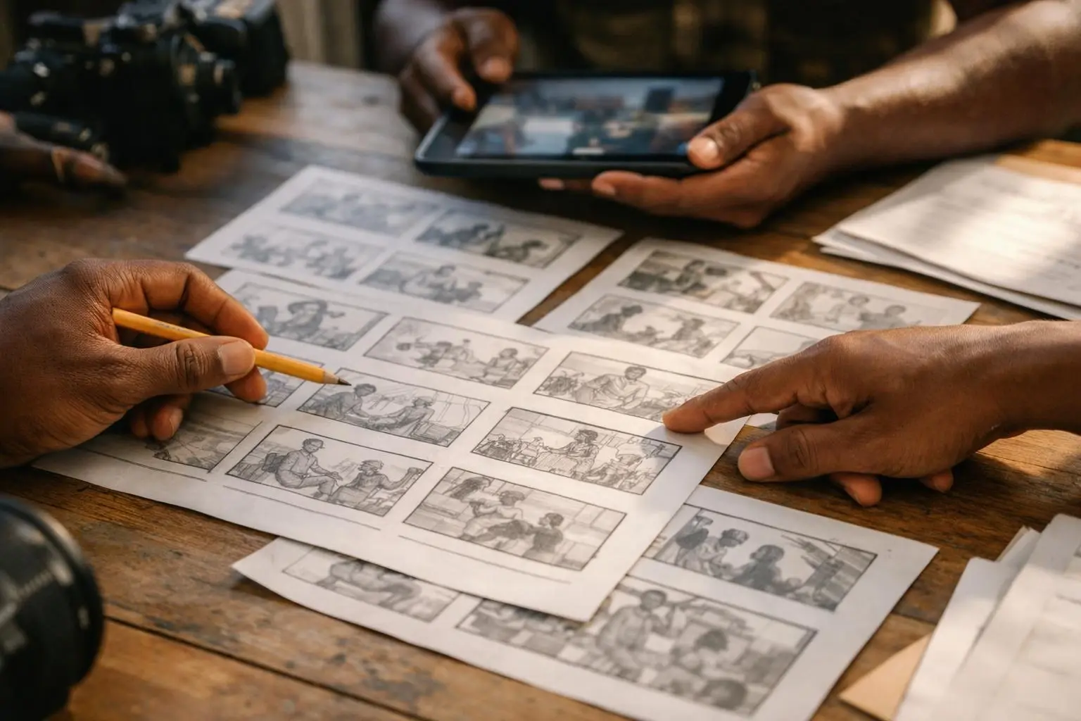 How Storyboard applies to Film production Madagascar services in Madagascar, Madagascar—practical illustration