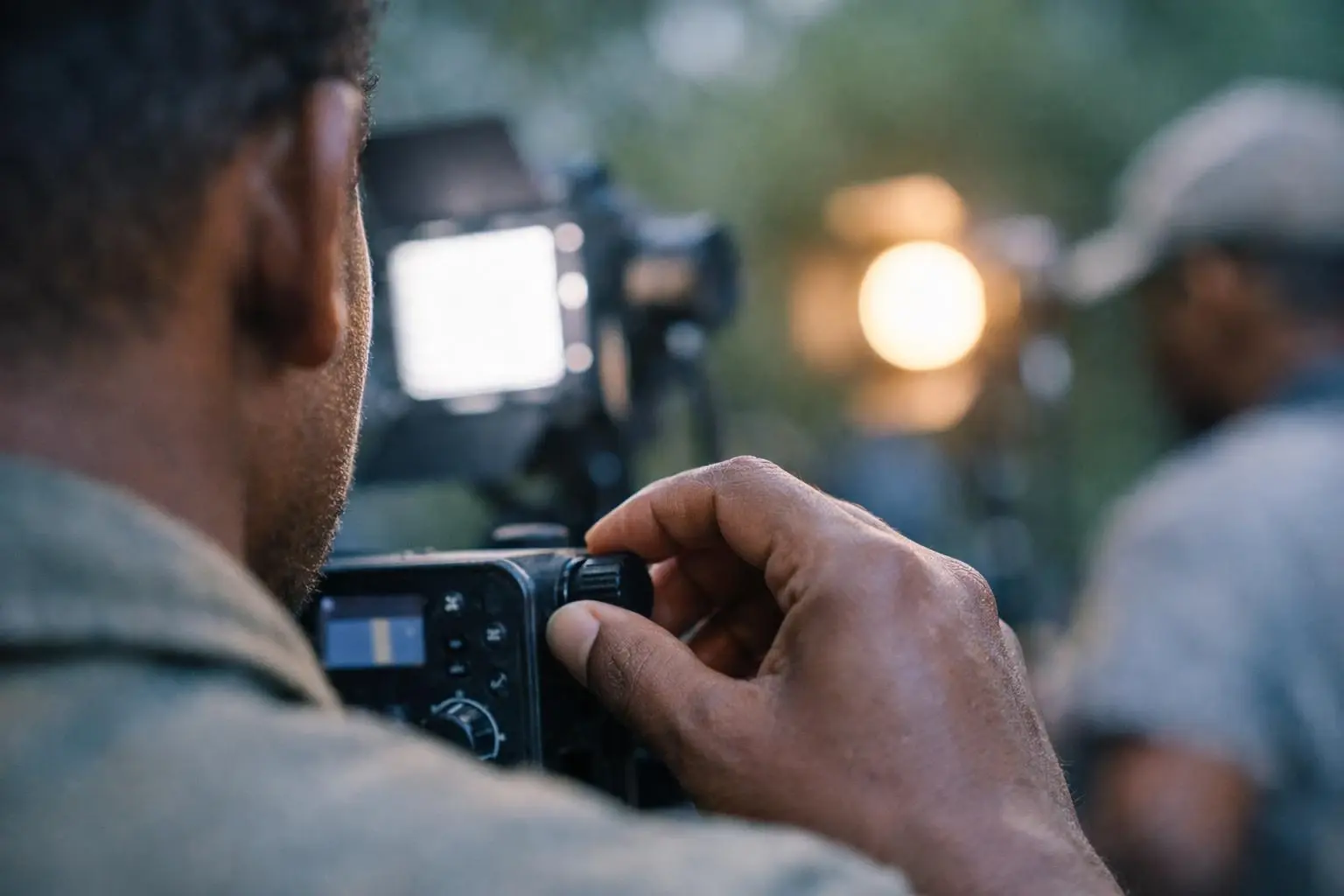 How Three-point lighting applies to Film production Madagascar services in Madagascar, Madagascar—practical illustration