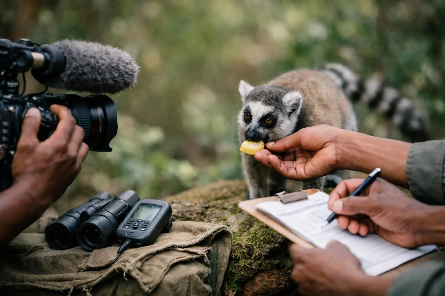 Wildlife filming ethics in Film production Madagascar: Wildlife filming ethics is the set of moral principles and guidelin...