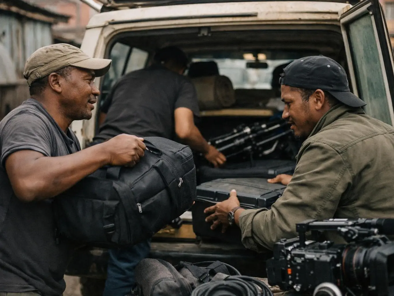 Film production Madagascar — in action
