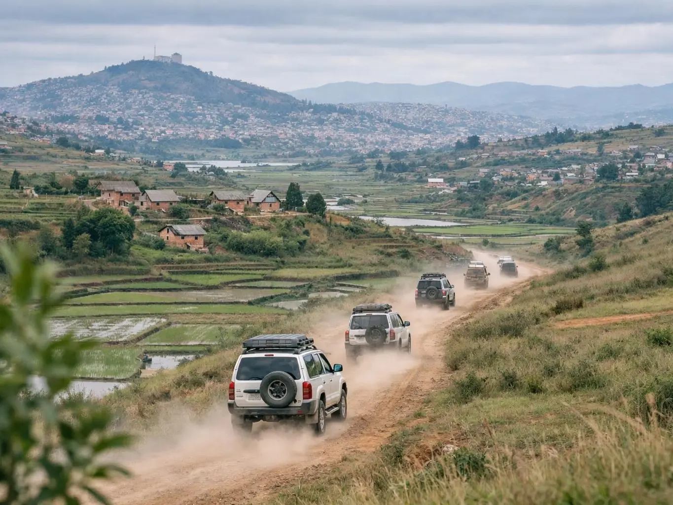Film production Madagascar — team at work