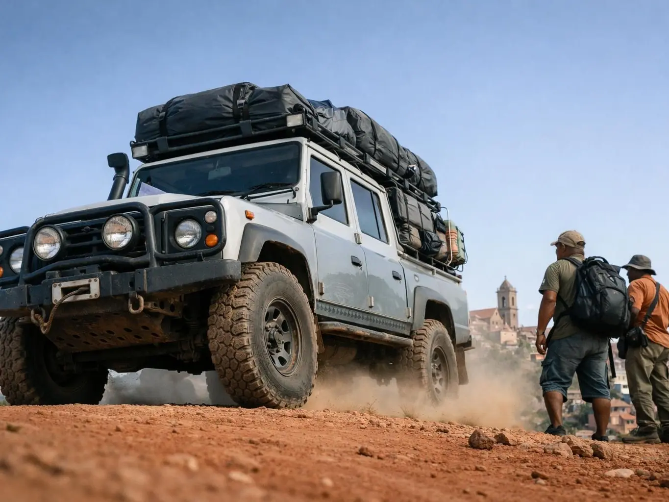 Crew Accommodation and Catering for Film Production Madagascar — team at work
