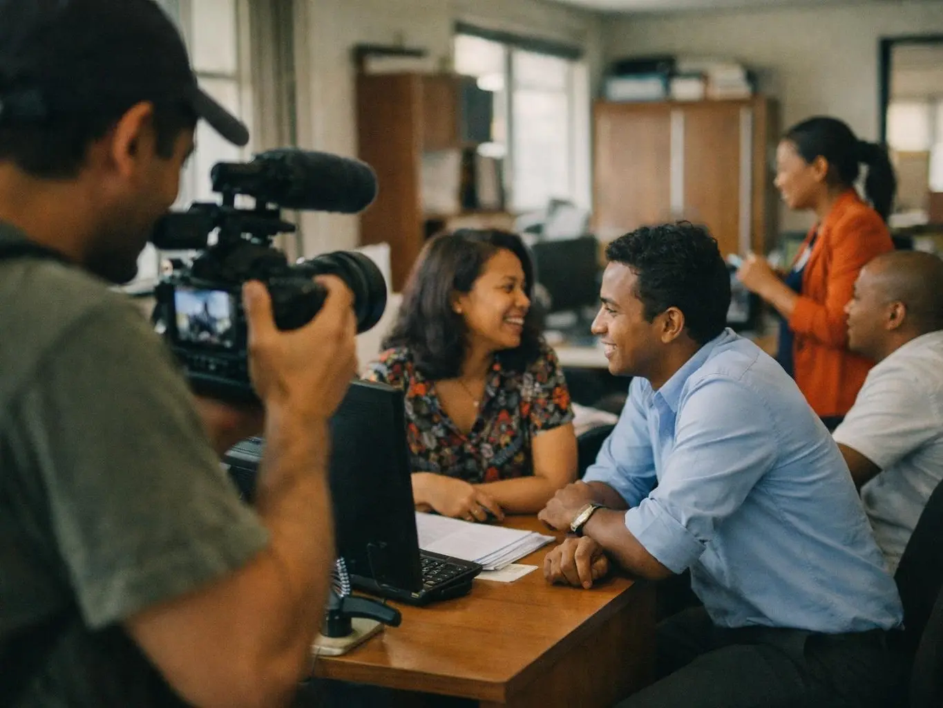 Film Production Madagascar Sainte Marie Island — team at work